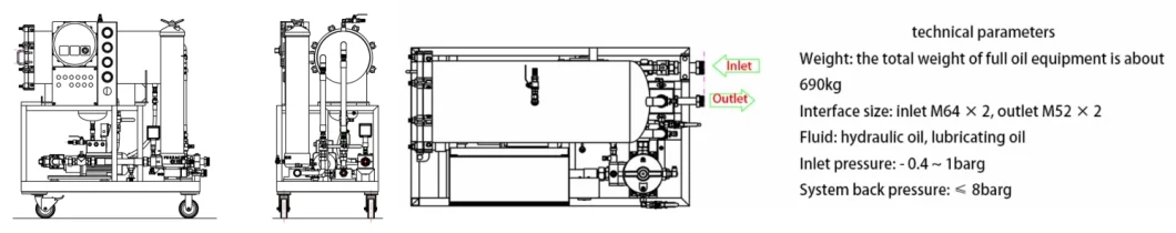 Coalescence and Separation Light Diesel Turbine Oil Purifier System for Low Viscosity Lube Oil