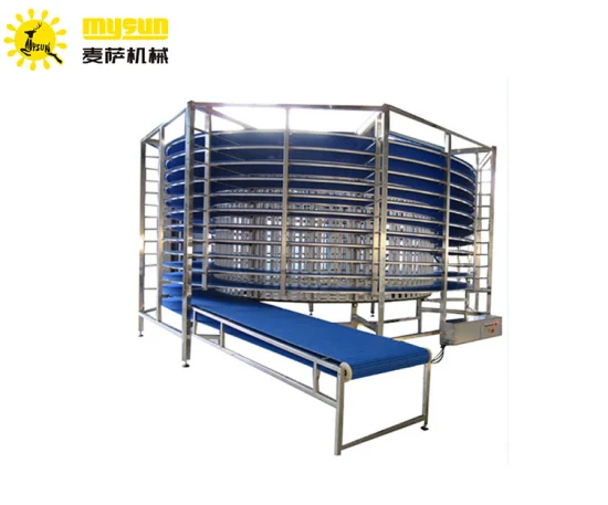 Manufacturer Supplies Customizable Food Cooling Tower Spiral Cooling Conveyor